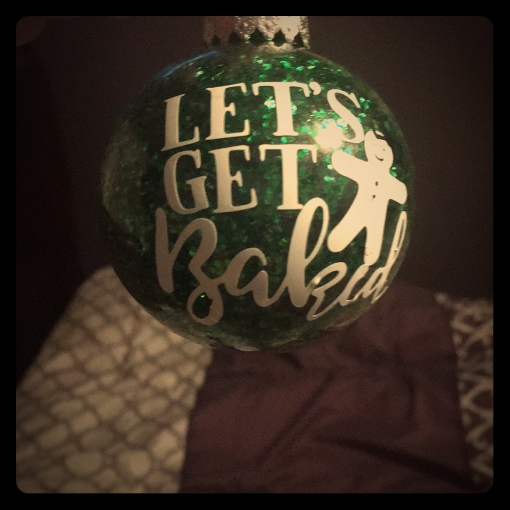 Let’s get baked Christmas ornament